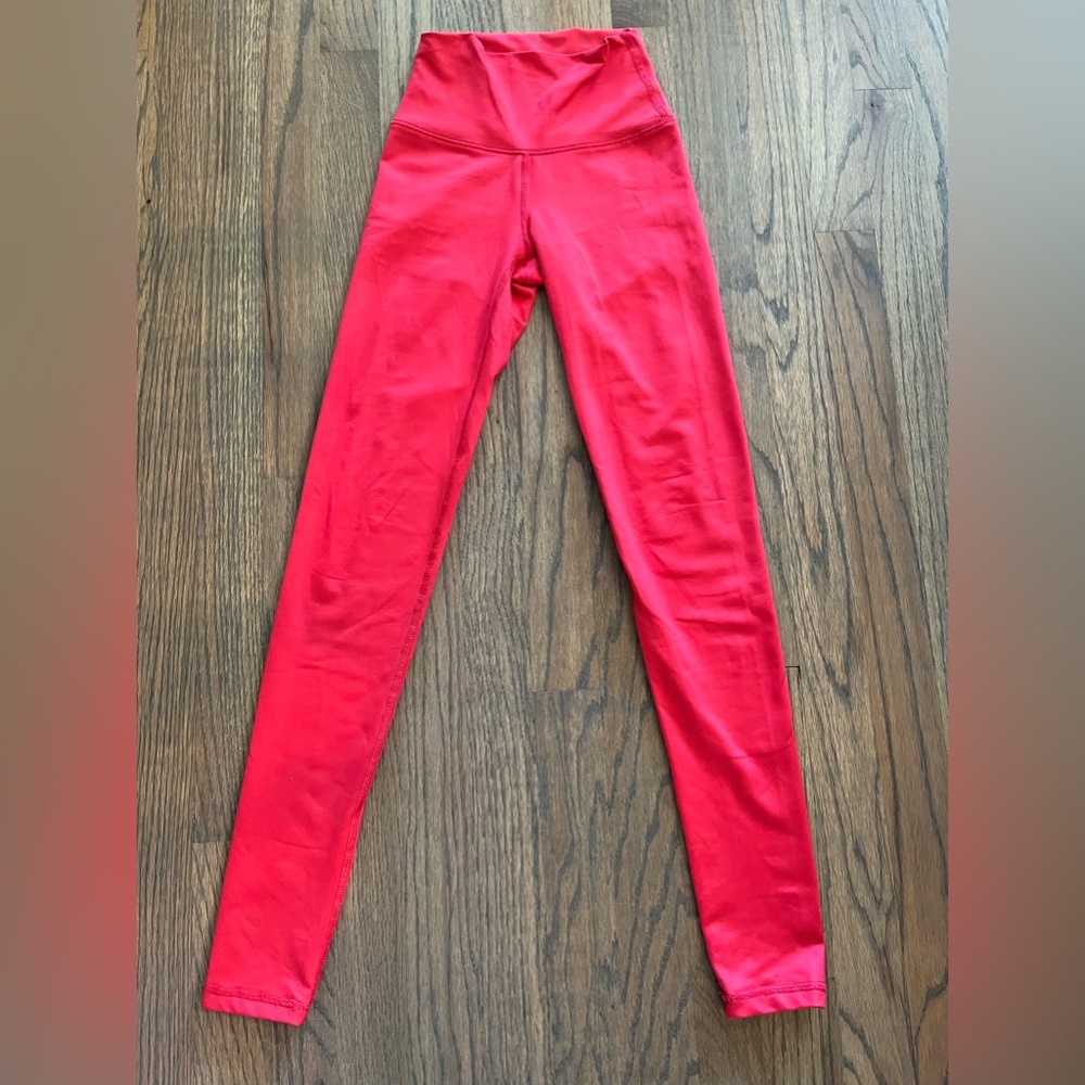 Aerie leggings size XXS red